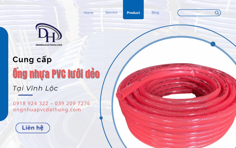 ống nhựa PVC lưới dẻo Vĩnh Lộc