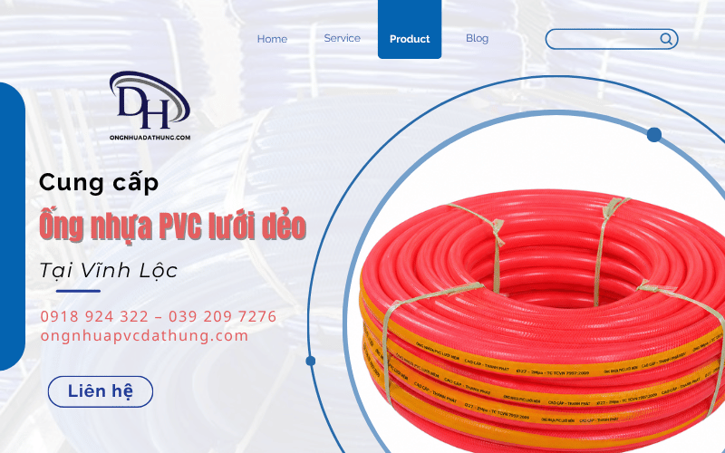 ống nhựa PVC lưới dẻo Vĩnh Lộc