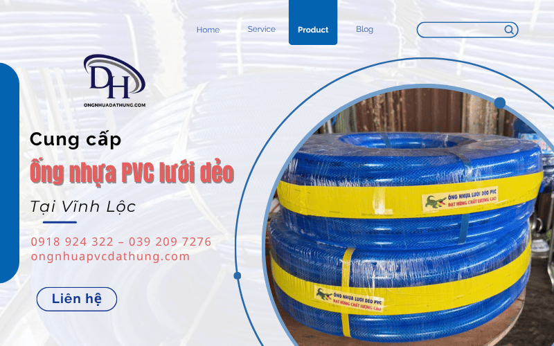 ống nhựa PVC lưới dẻo Vĩnh Lộc