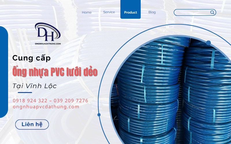ống nhựa PVC lưới dẻo Vĩnh Lộc